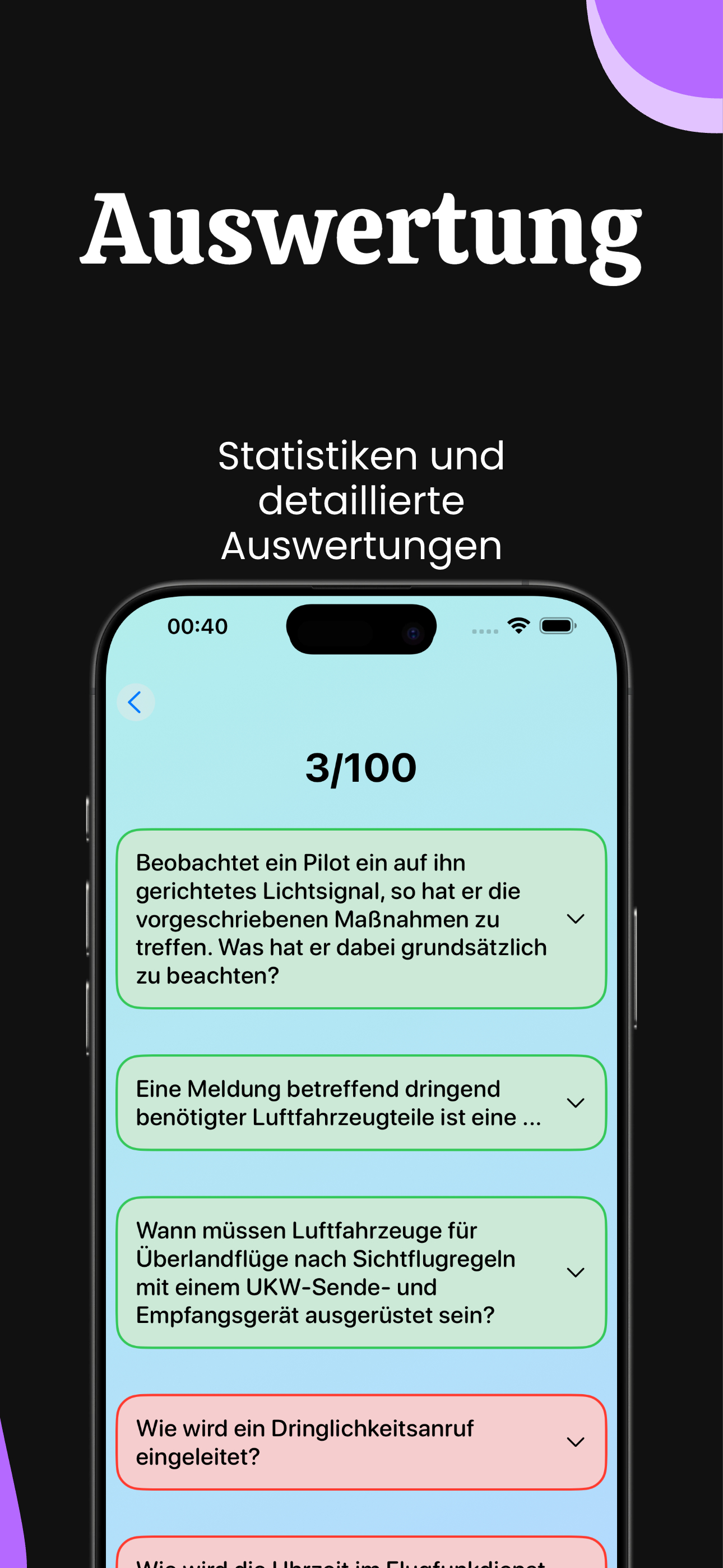 BZF Flugfunk Prüfungsfragen