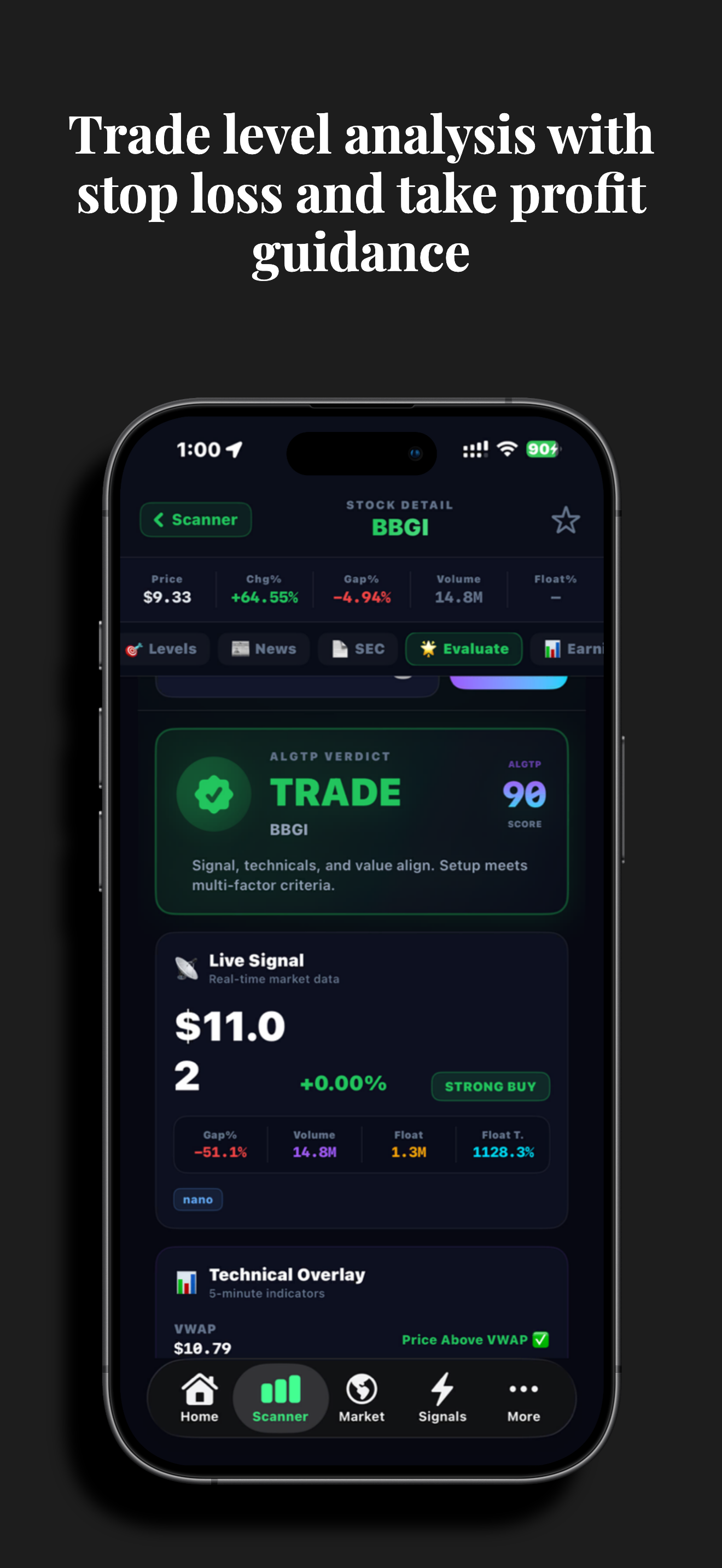 ALGTP-AI Market Intel screenshot 2