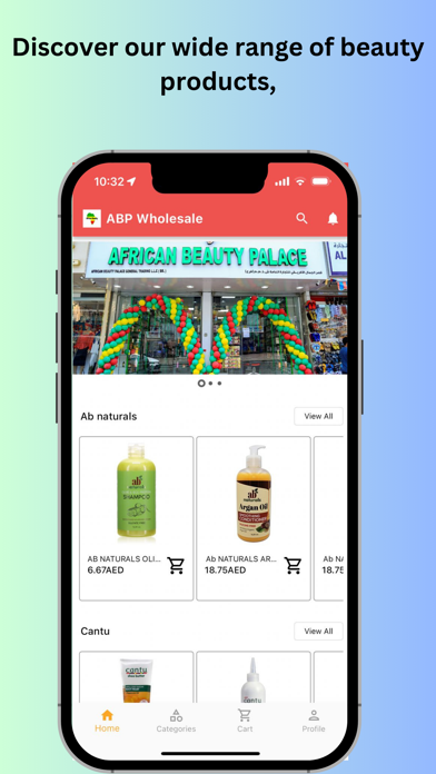 African Beauty B2B Screenshot