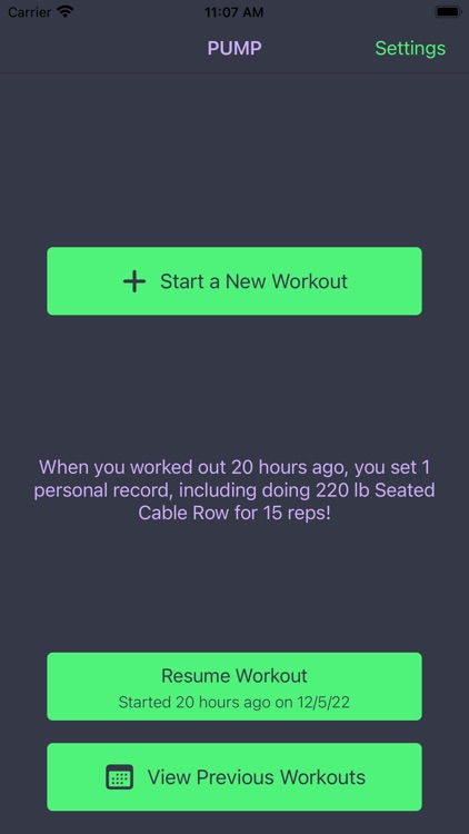 PUMP - Workout Tracker Gym Log screenshot-3