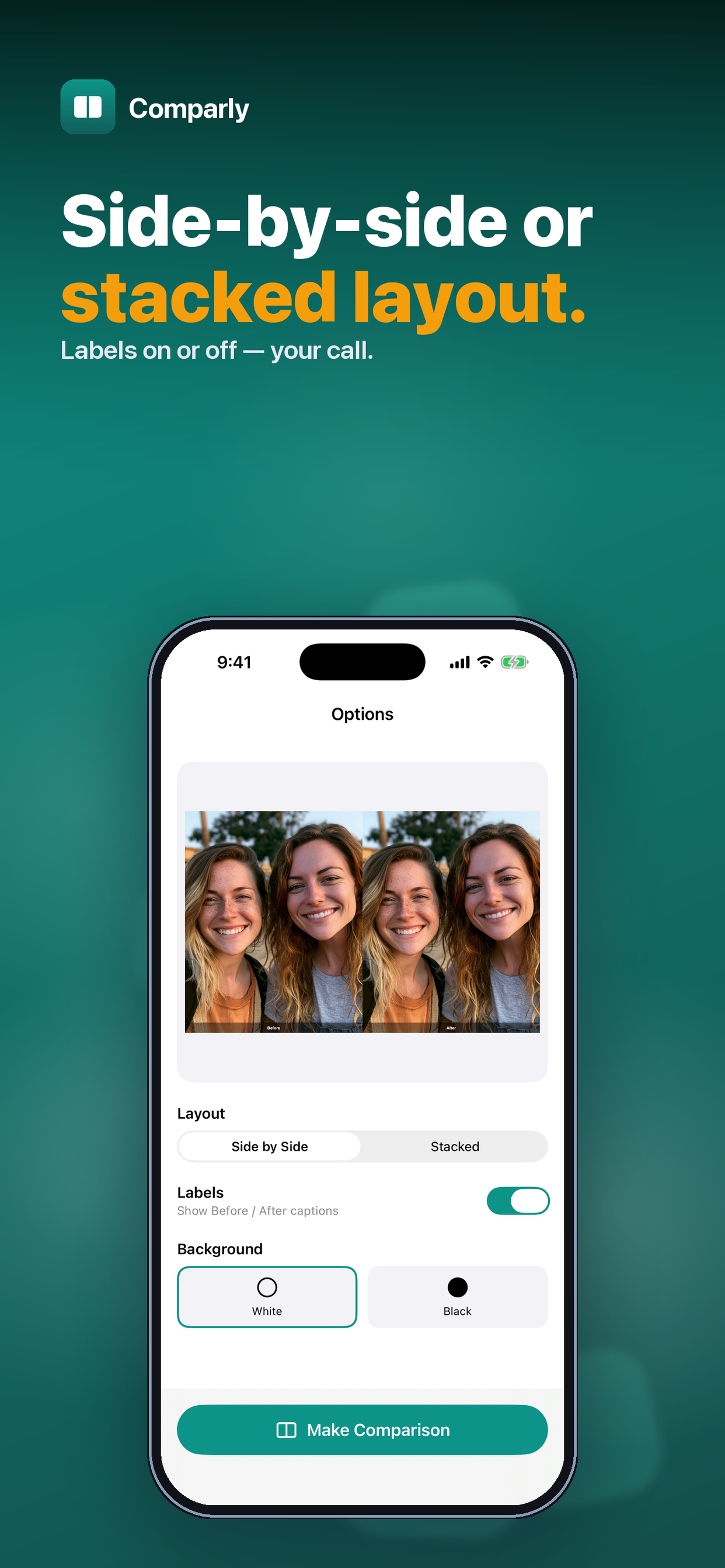 Comparly: Photo Compare screenshot 2