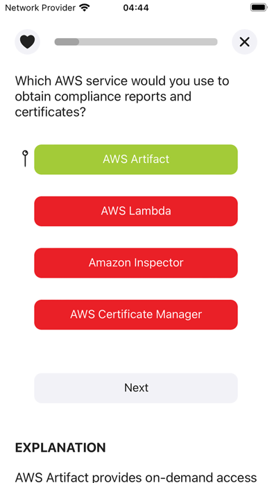 Cloud Practitioner CLF-C02 Screenshot