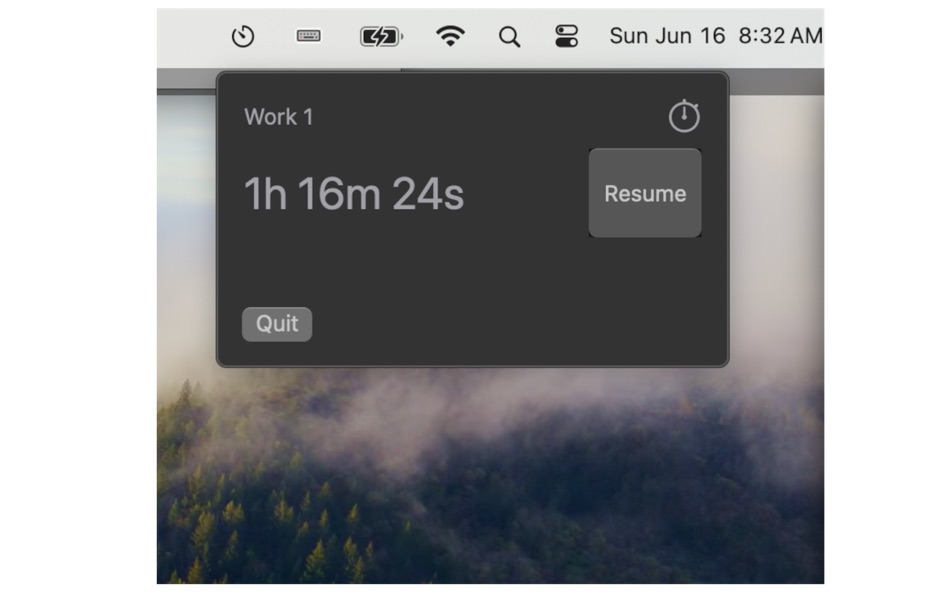 #1. Oak Timer (macOS) By: Bukdu Group, LLC