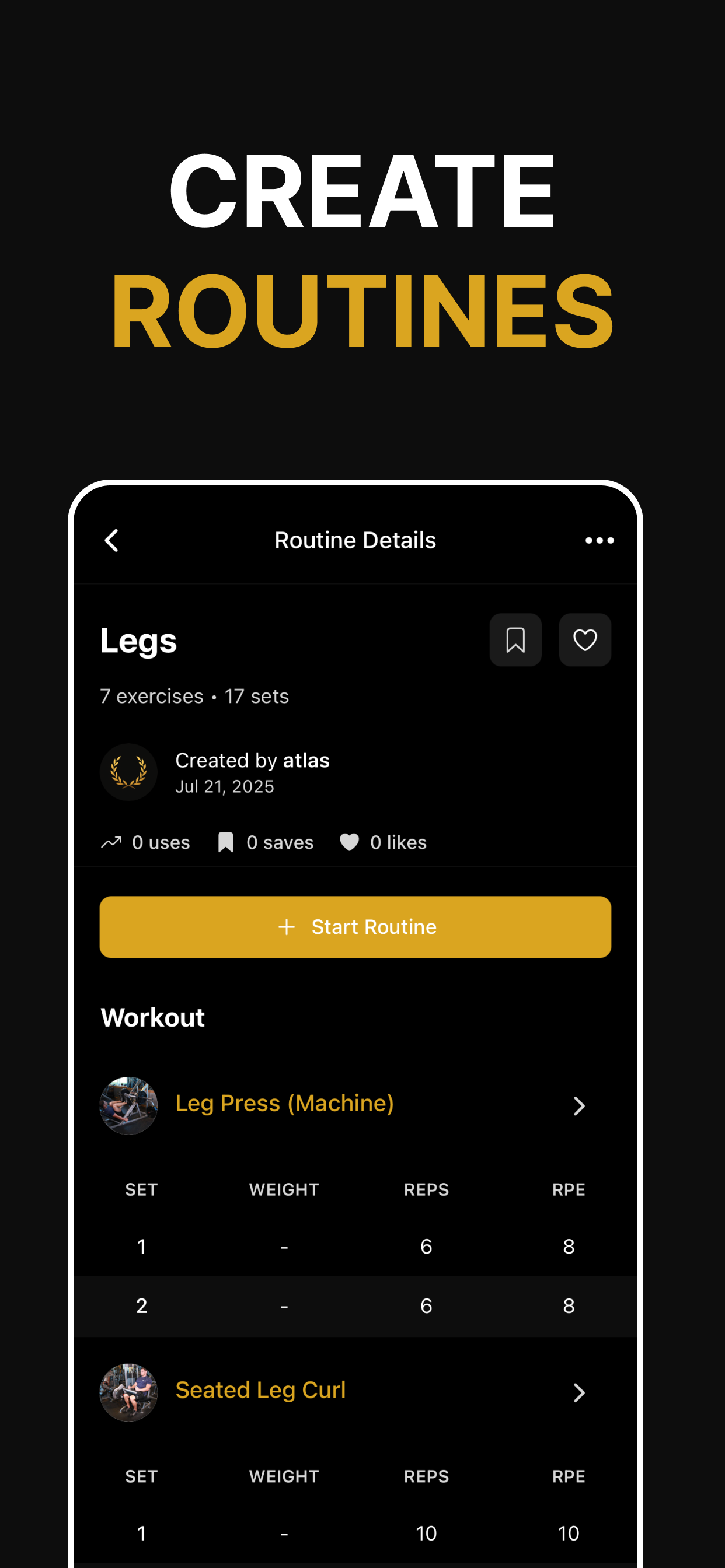 Lift, Track, Share - Atlas screenshot 4