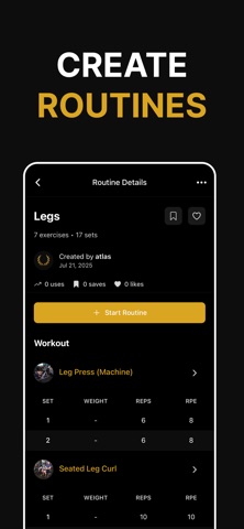 Lift, Track, Share - Atlas screenshot