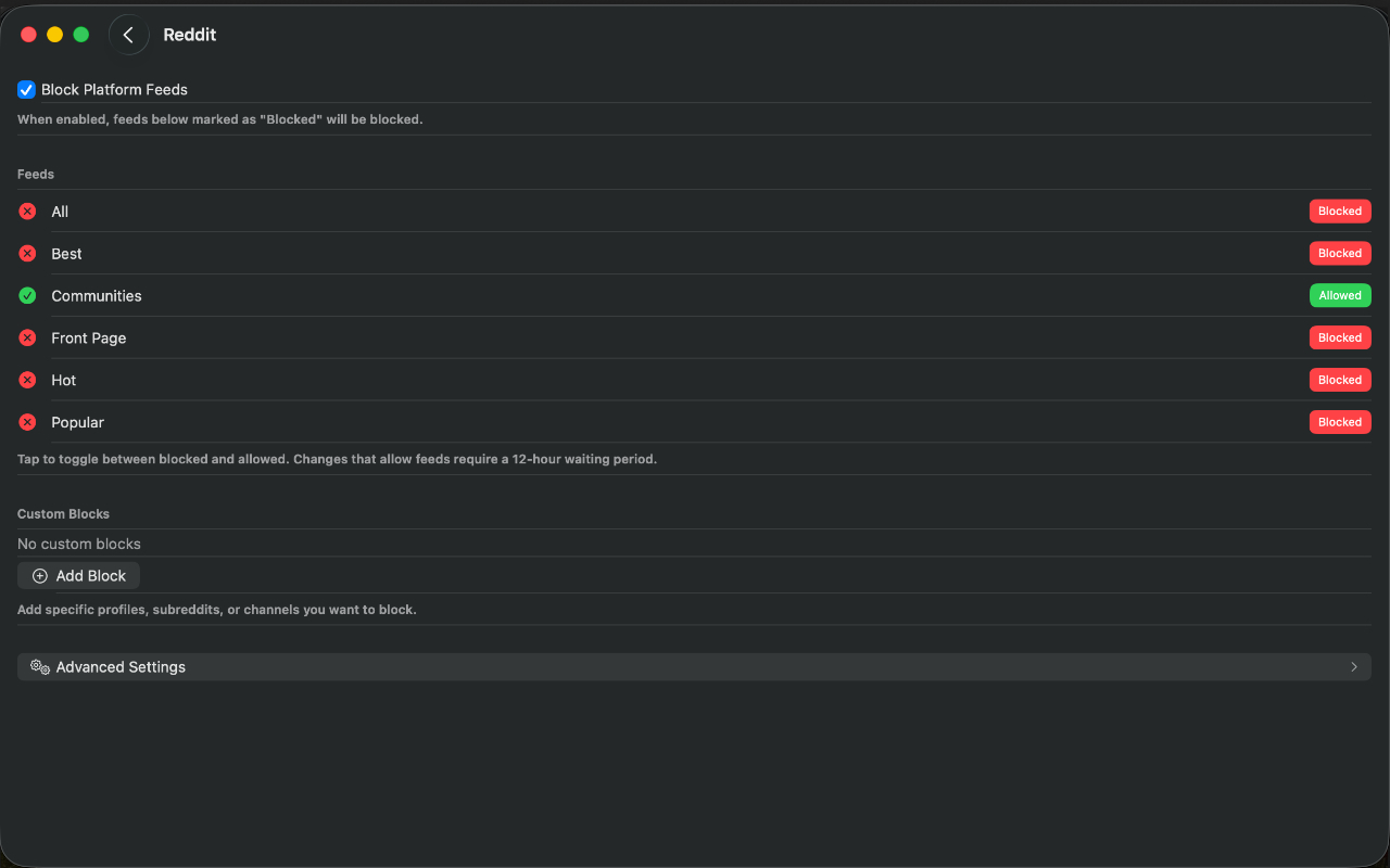 Scrolless: Feed Blocker screenshot 13