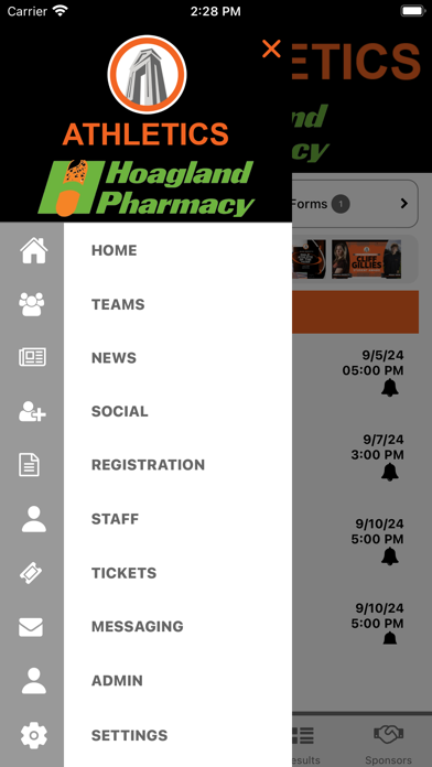 Blaine Athletics Screenshot