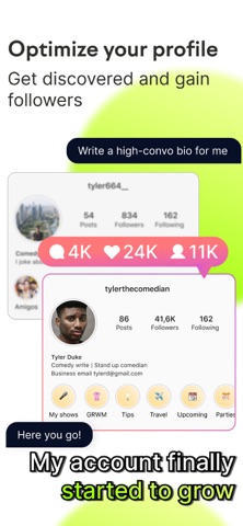 Influencer App — RIZZULT screenshot