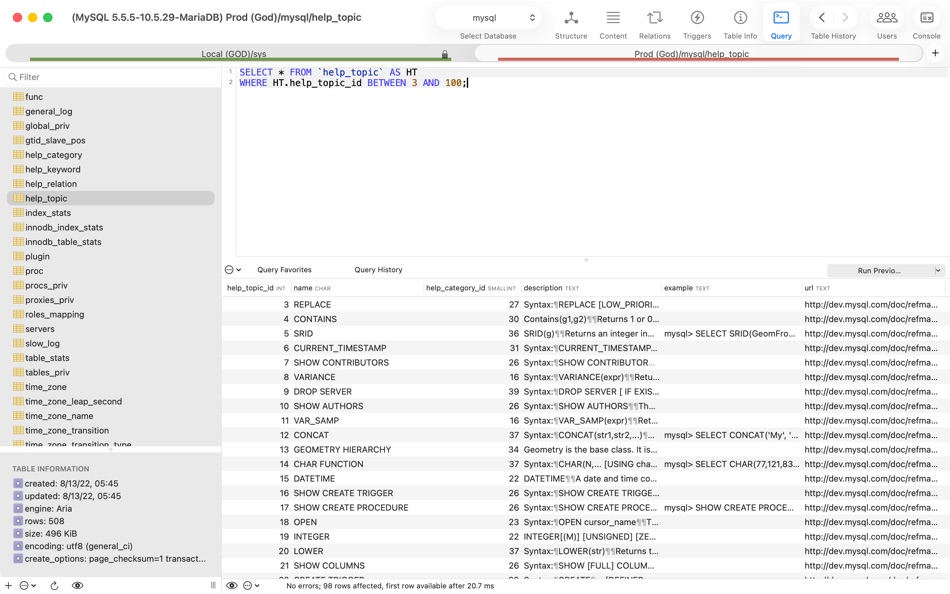 #8. Sequel Ace (macOS) Von: Moballo, LLC