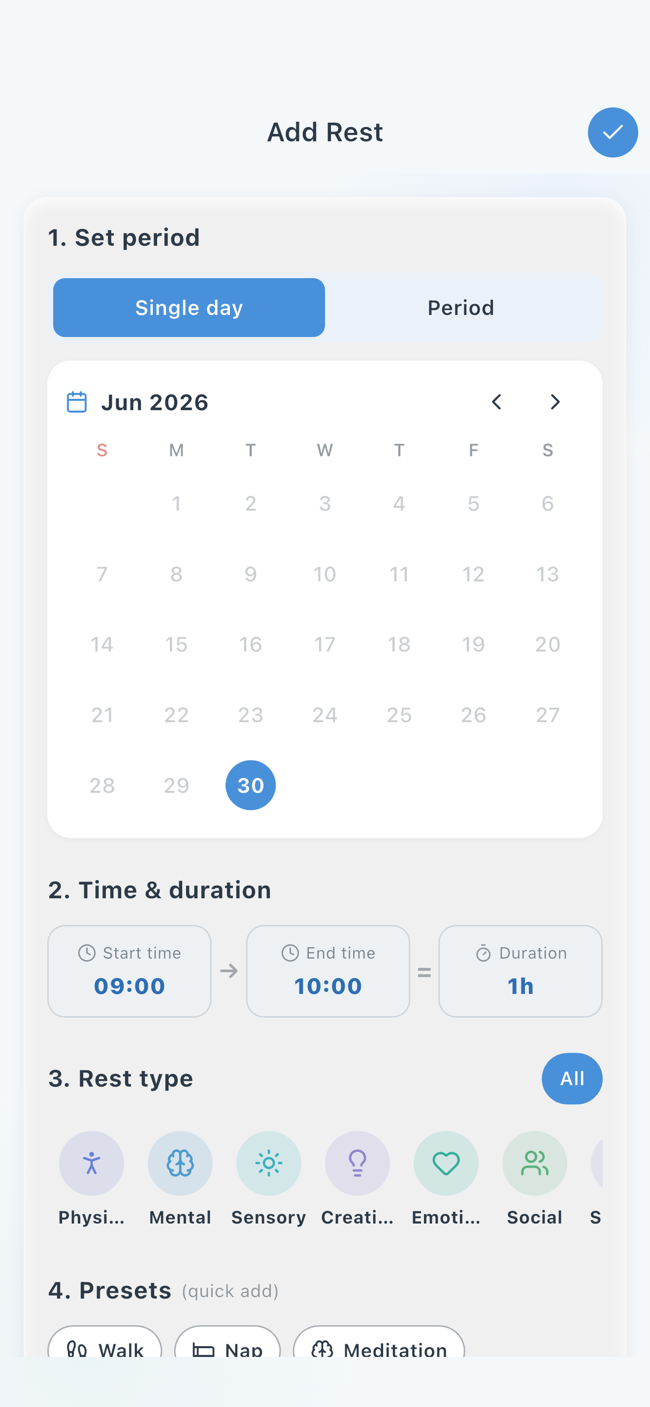 Rest Planner: Burnout Recovery screenshot 4