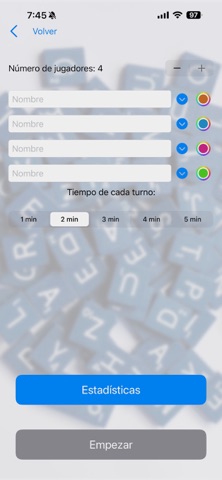 Marcador para Scrabble screenshot