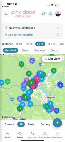 Pink Cloud Network iPhone screenshot