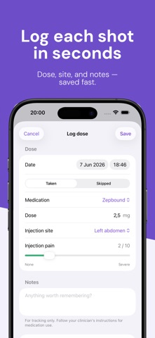 Seven: GLP1 Tracker screenshot