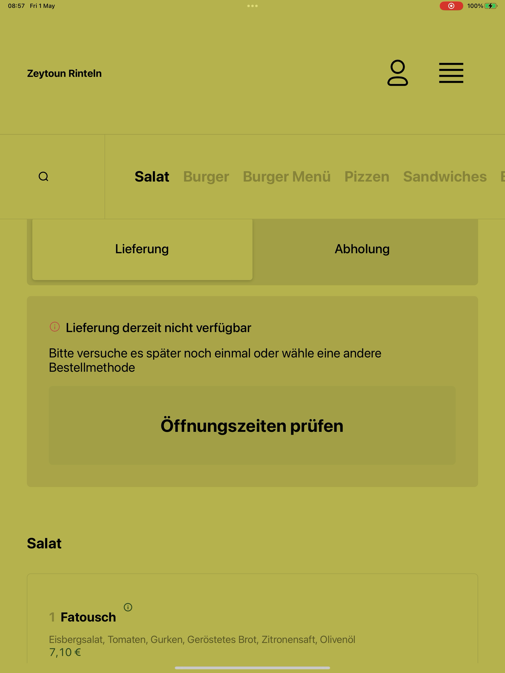 Zeytoun Rinteln screenshot 7