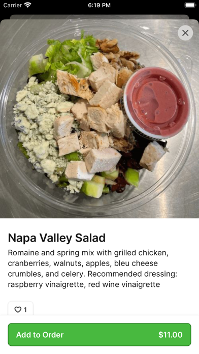 Fourleaf Chopped Salads App iPhone screenshot 3 - Food & Drink app