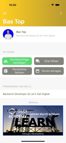 IPA Konferenz iPhone screenshot