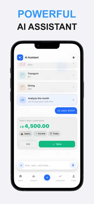 Kozly AI: Finance & Budget screenshot 3