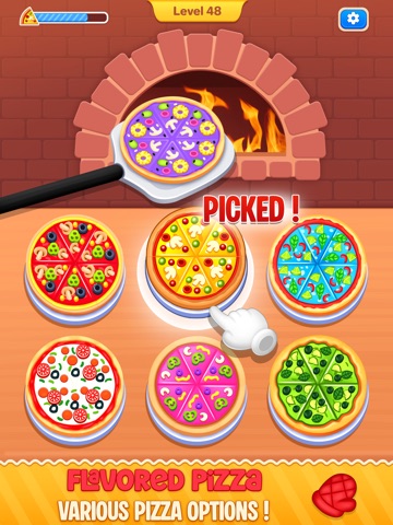 Pizza Match: Slice Sort 3D iPad screenshot