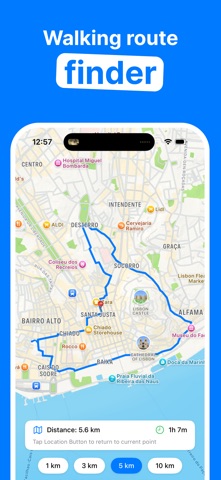RoundWalker: Walkable Finder screenshot