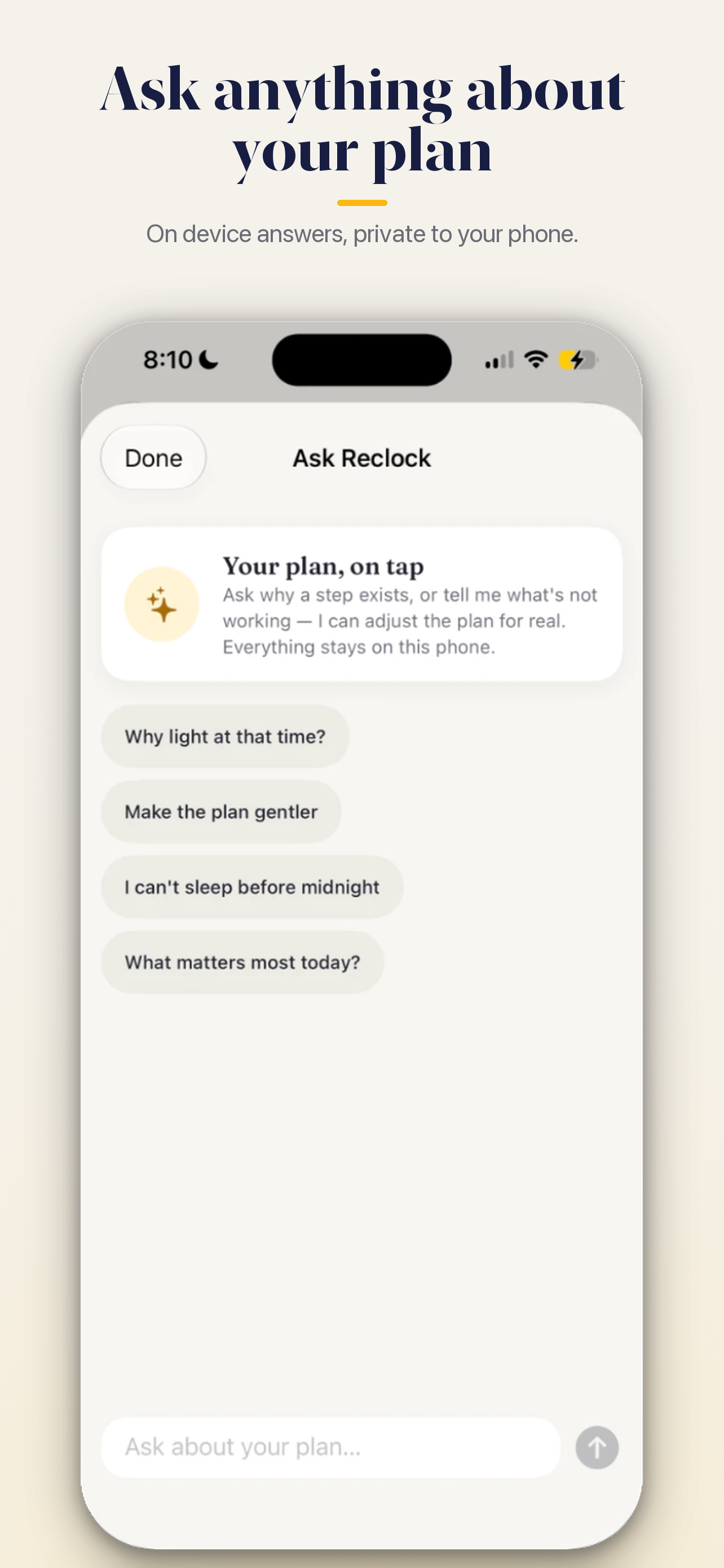Reclock: Jet Lag Planner screenshot 3