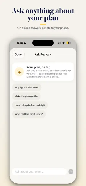 Reclock: Jet Lag Planner screenshot 3