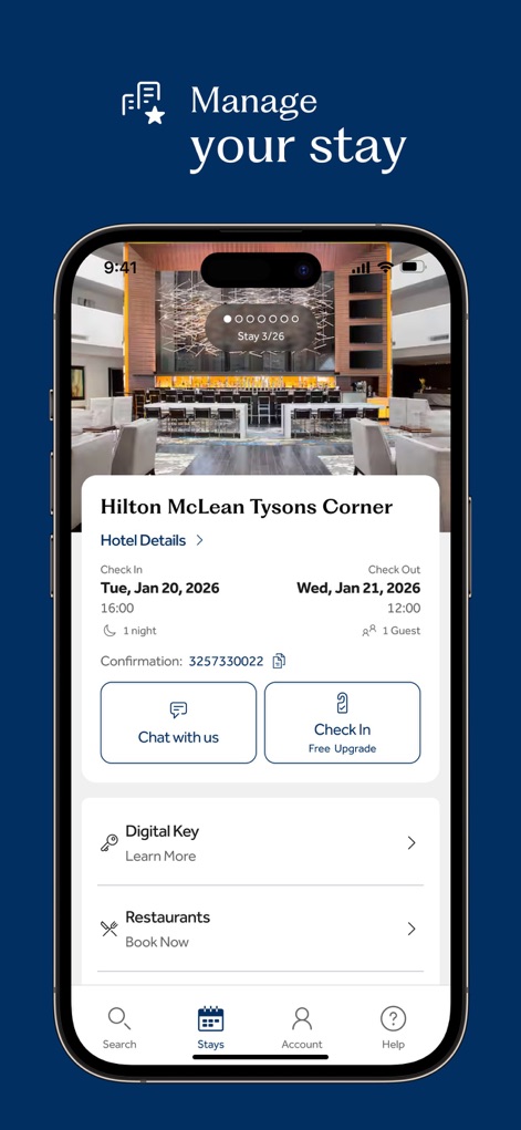 Hilton Honors: Book Hotels - Effortless Stay Management