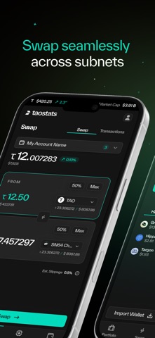 taostats: Bittensor Wallet screenshot