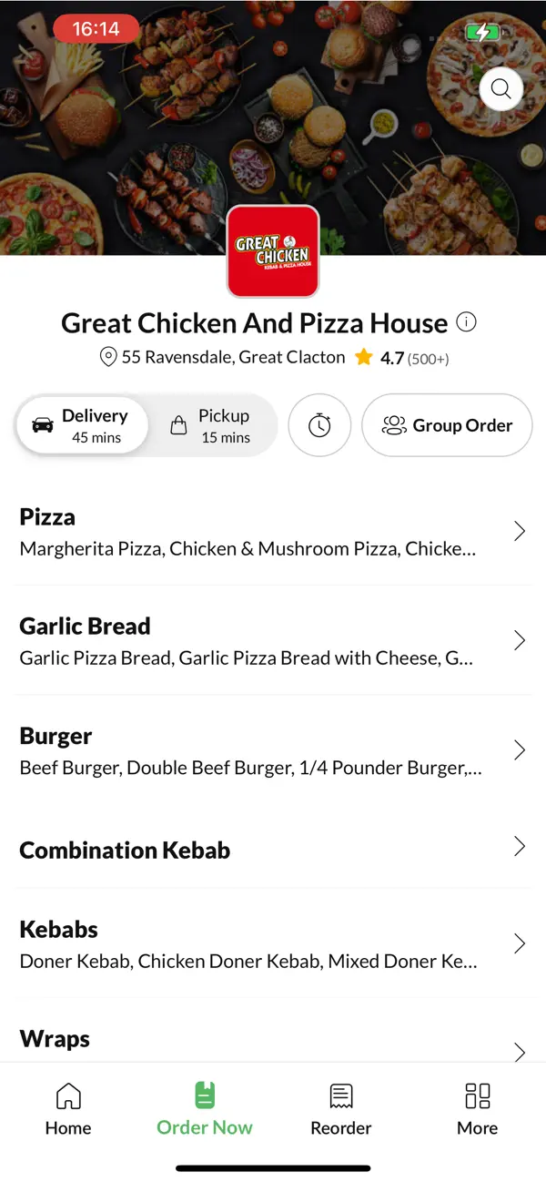 Screenshot #2 pour Great Chicken And Pizza House