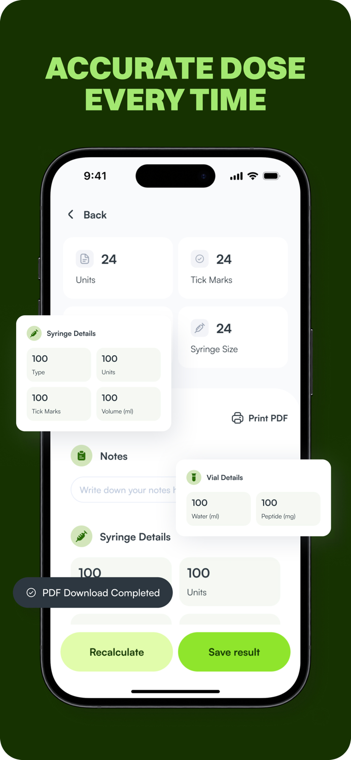 Peptide Calculator App