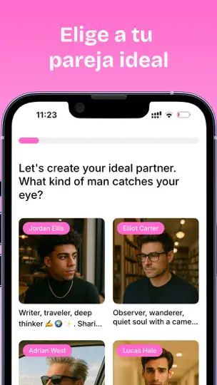 Captura de pantalla de Novio Virtual Con IA - Husby en iPhone 1