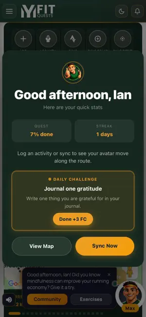 MyFIT Quests screenshot 2