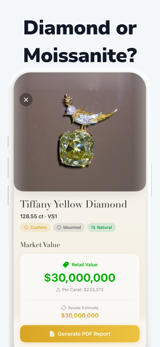 Diamond identifier - AI Scan Screenshot 2 of 6