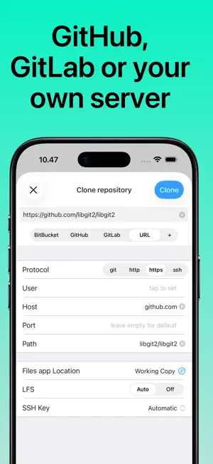 Git client - Working Copy screenshot 2