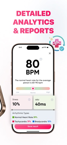 Heart Rate Monitor - Pulse iPhone screenshot