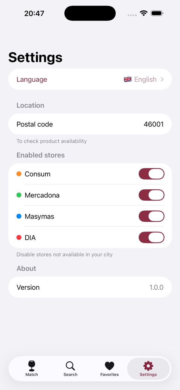 iPhone screenshot