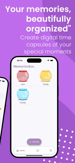 MemoriesBox Sevgili Anı Kutusu iPhone Ekran Görüntüsü 2