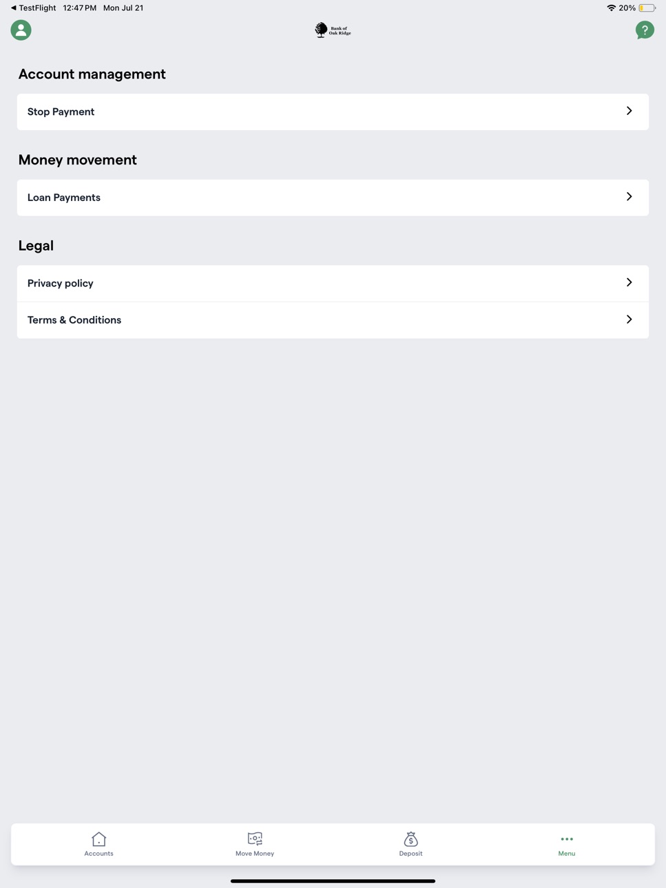 iPad screenshot