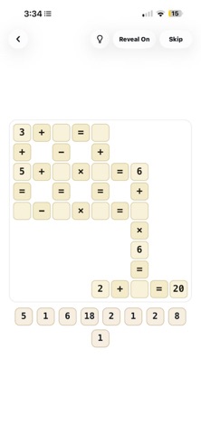 CrossMath - Daily math puzzle Screenshot 2 of 4
