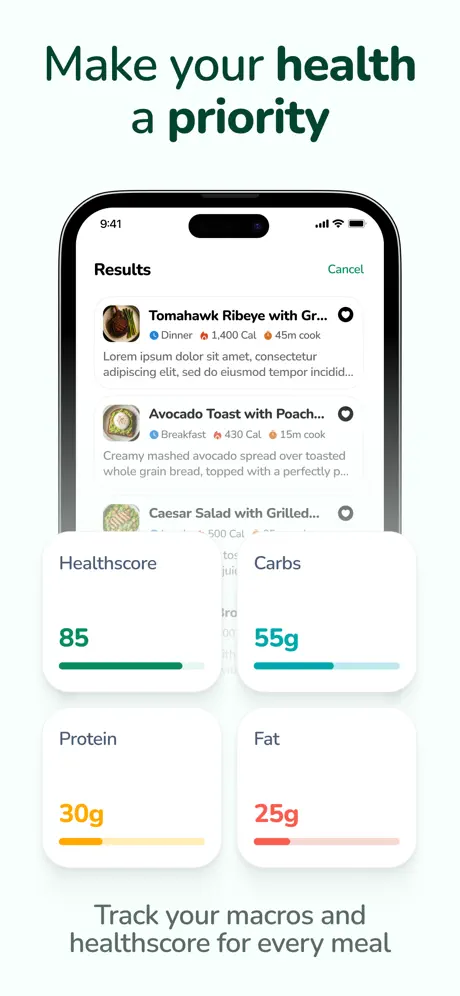 Mealy - AI Recipe Generator screenshot 5 of 6