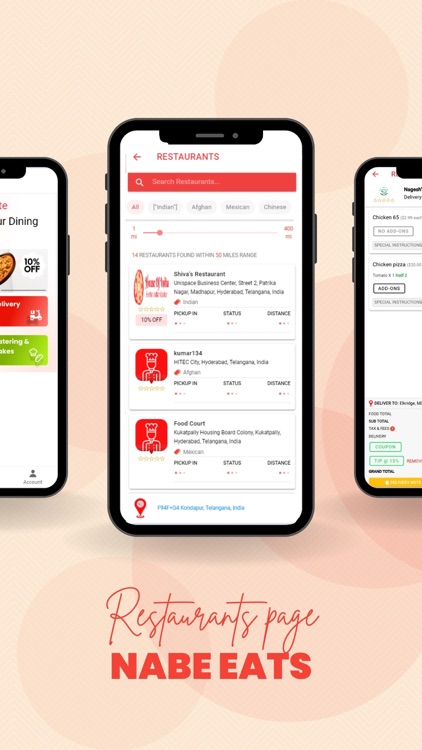 Nabe Eats Food Ordering