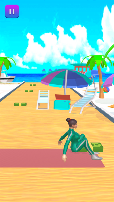 Yoga 3D Workout-FlexRun Screenshot