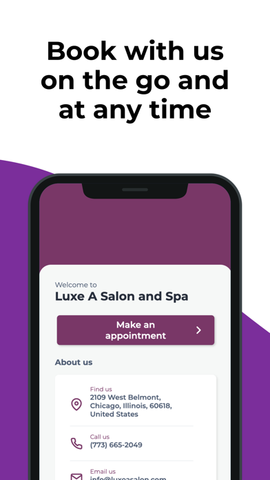 Screenshot #1 pour Luxe A Salon and Spa