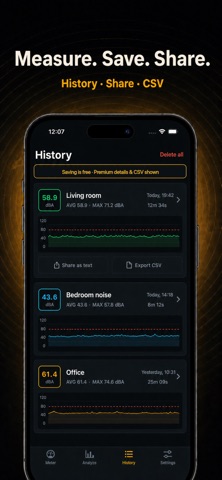 Noise Meter: Decibel dB Meter Screenshot 4 of 5