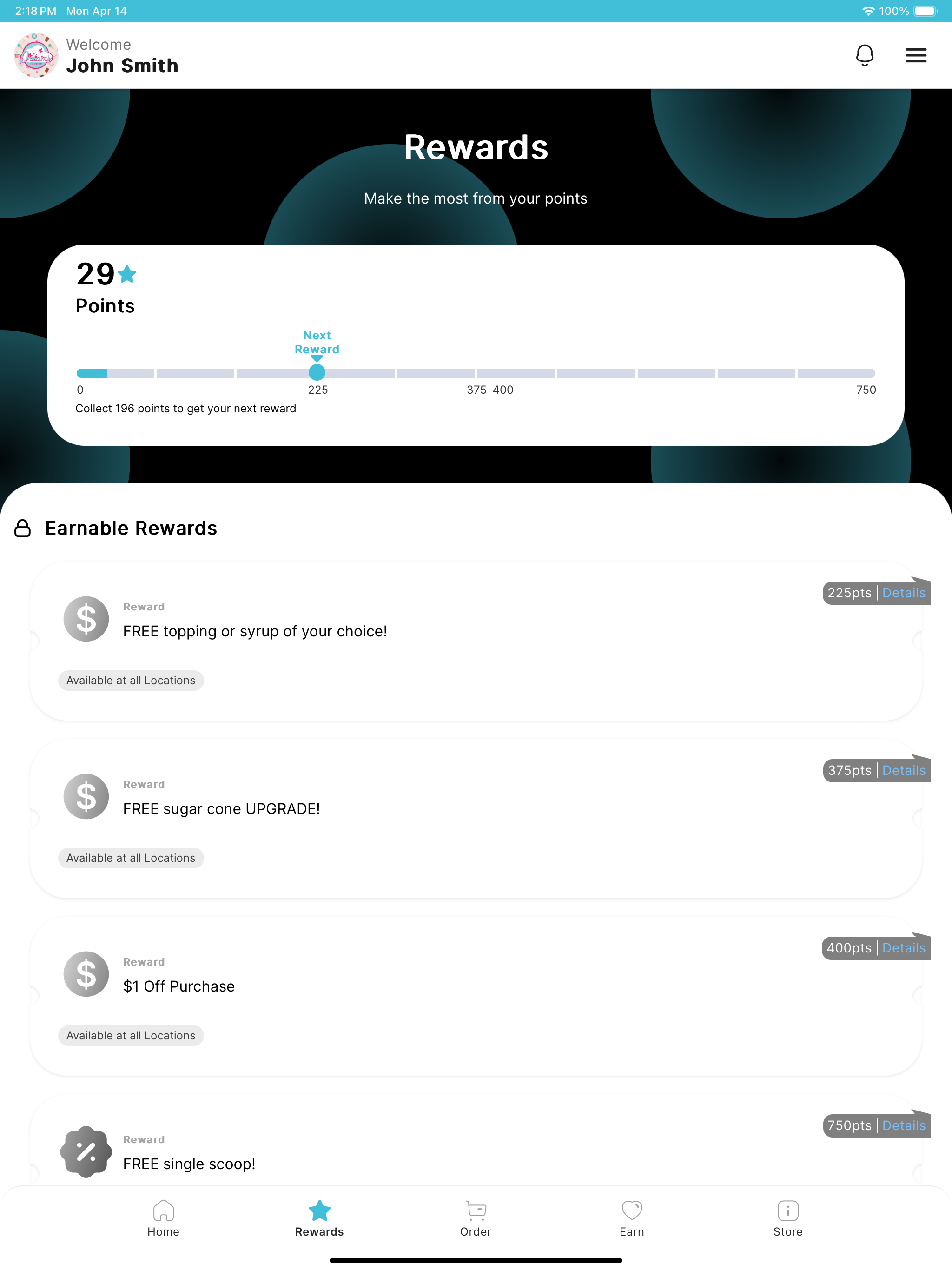 Dreams Ice Cream Rewards screenshot 5