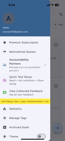 TrioGoals - Accountable Goals screenshot