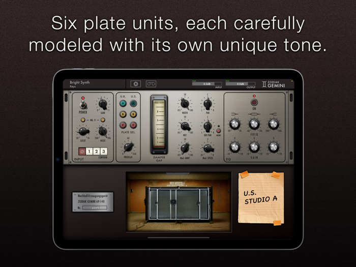 Zodiak Gemini Plate Reverb