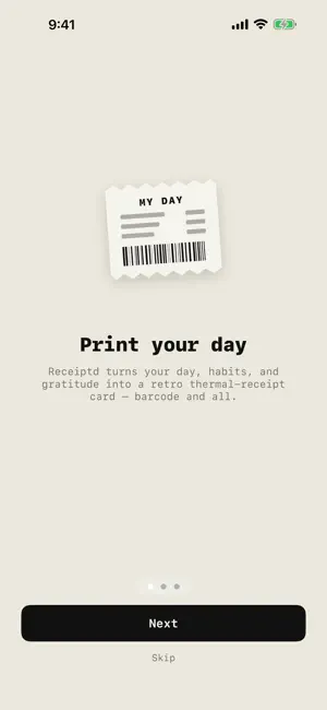 Receiptd screenshot 1