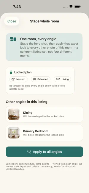 StageTrue: AI Home Staging screenshot 2
