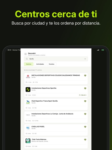 Sporttia - Reserva tu deporte iPad screenshot 2
