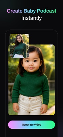 AI Baby Podcast : Talking Baby iPhone screenshot